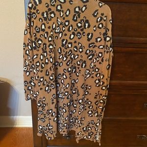 Leopard kimono/sweater